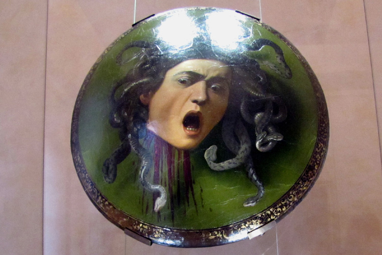 20120531k_FlorenceUffiziCaravaggioMedusa